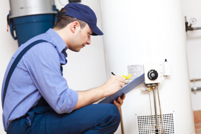 water heater servicing